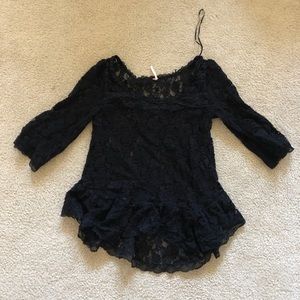 Free People Lace Top